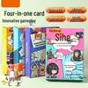 Brangdy 4-in-1 Educational Card Game Set