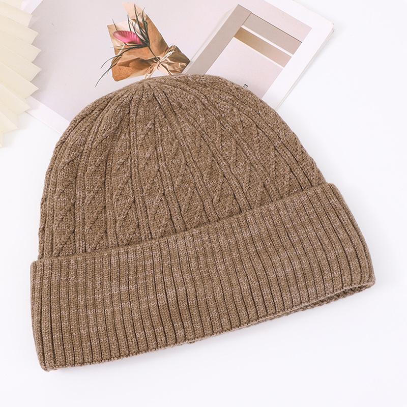 

Шерстяная шапка женская зимняя новая шапка-пуловер теплая ветрозащитная шерстяная шапка мужская для улицы холодостойкая вязаная шапка шапка с защитой ушей one size fits all