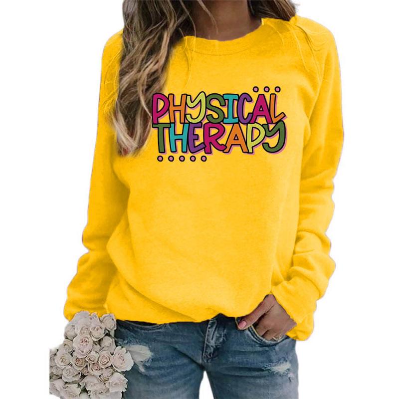 2025 Women's Long Sleeve Round Neck Hoodie - European & American Sizes for Fall/Winter