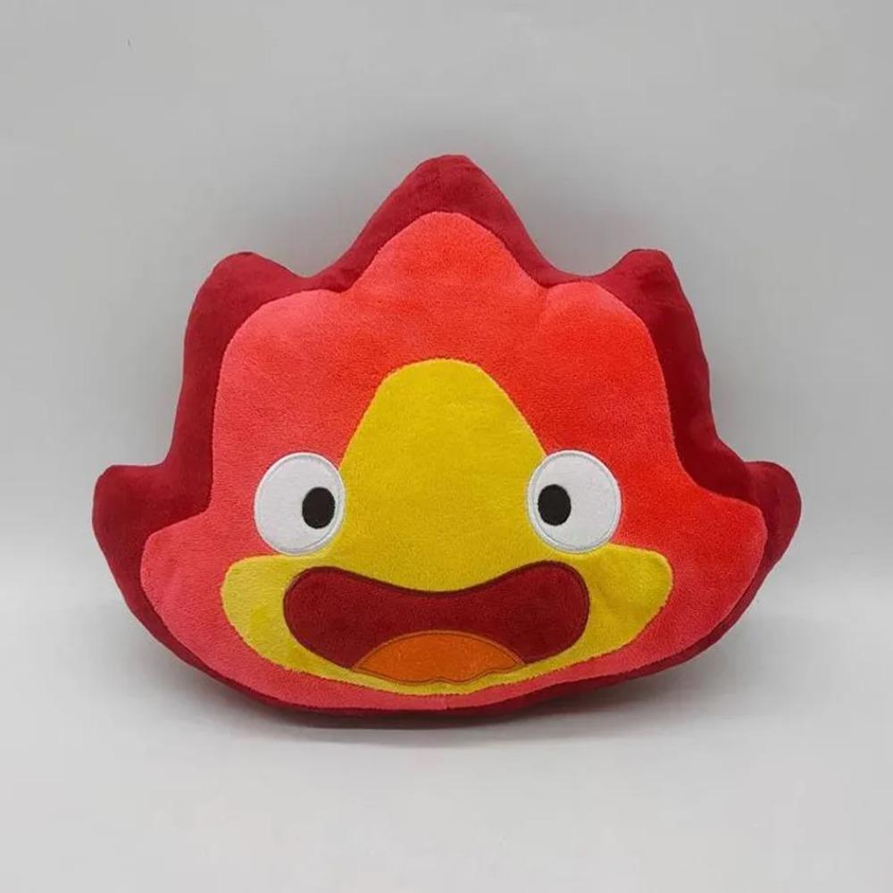 Cute Cartoon Calcifer Fire Plush Children s Christmas Gift 24CM