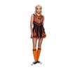 Women Scary Cheerleader Costume Halloween Adult Evil School Suit Cool Sporty Outfit