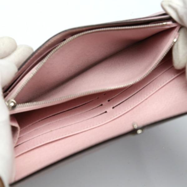 LOUIS VUITTON Wallert Sarah M61216 Long Wallet purse Epi Leather Rose valerine Used