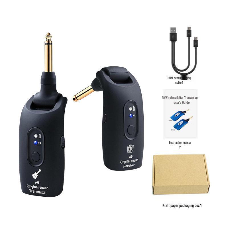 A8 A9 Wireless Audio Transceiver for Folk Guitar