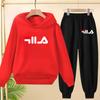 Children's Pullover Pink Coat Hoodie Sweatshirt Top + Pants Boys Girls Toddler 3-12Yrs Clothes Casual Sports Jogging Fashion Set