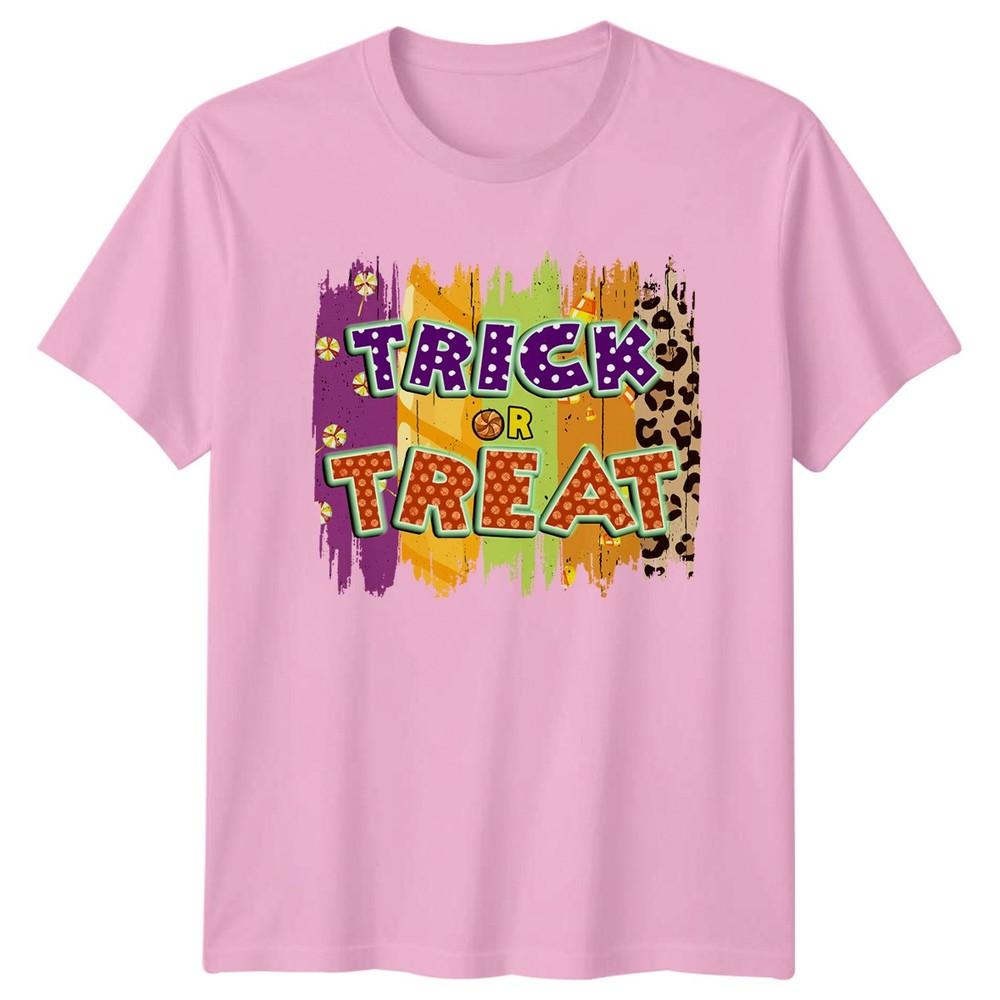 Trick Or Treat Unisexs TShirt Retro Trick or Treat Halloween Gift For Her