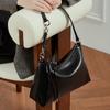 Leather Women'S Shoulder Armpit Bag, Messenger Bag, High-End Pillow Bag, Large-Capacity Commuter Leisure Bag