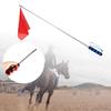 Bandiera per l'addestramento del cavallo Attrezzatura equestre Asta bandiera retrattile per eventi