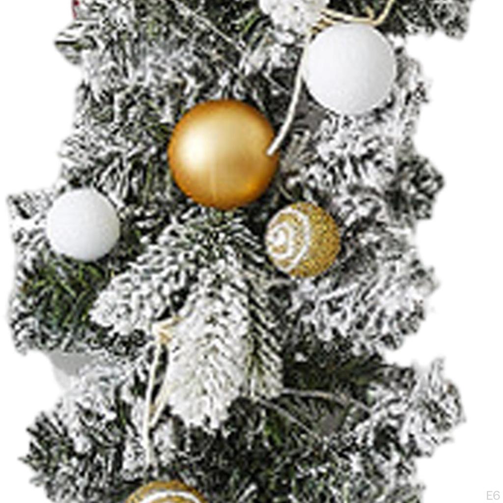 6 ft Christmas Wreath DIY Decor Rattan Garland for Party Porches Bedrooms Window Outdoor