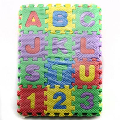 36 Pieces Child Cartoon Letters Numbers Foam Play Puzzle Mat Floor Carpet Rug for Baby Kids Home