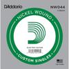 D'Addario Daddario Electric Guitar Rose String Nickel .044 NW044 Set of 10 [Domestic Genuine]