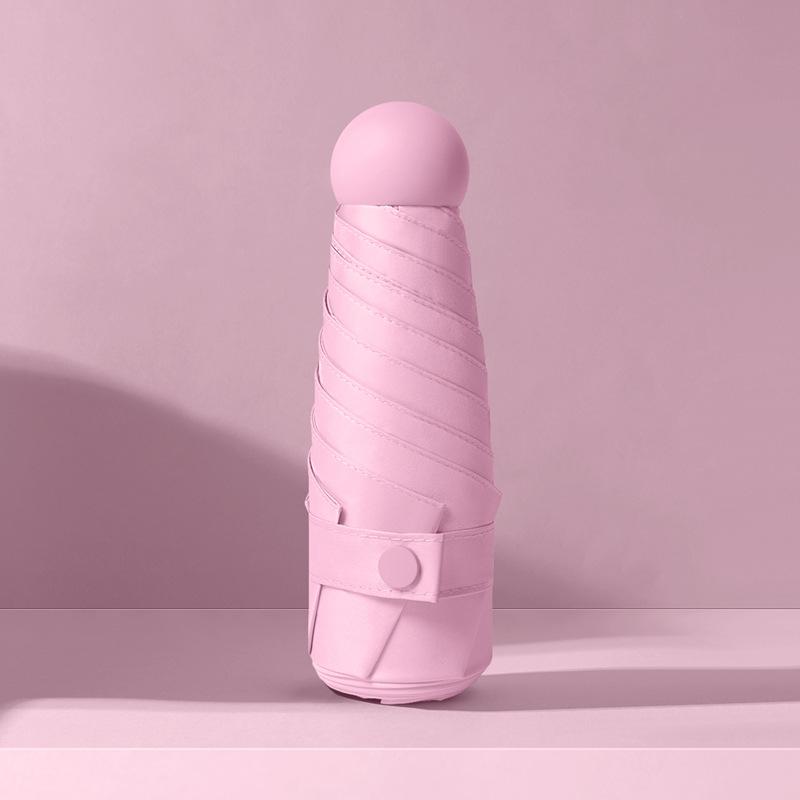 Mini Portable Pocket Umbrella Sun Umbrella Sun And Rain Dual-Use Sun Protection Creative Women's Sun Umbrella