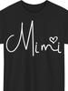 Mimi Heart Grandma Men And Women'S Christmas Mother'S Day Adorable Gift T-Shirt Matching Style Available for Both Men An