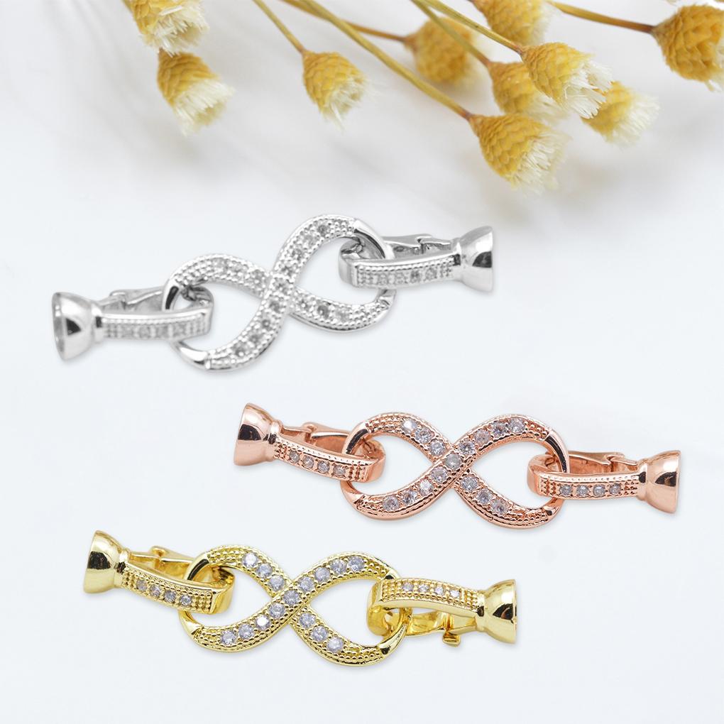 Bracelet Necklace Clasp Bangle Bracelets Fashion Zircon Hook Connector Jewelry Handmade DIY Making Finding Accessory