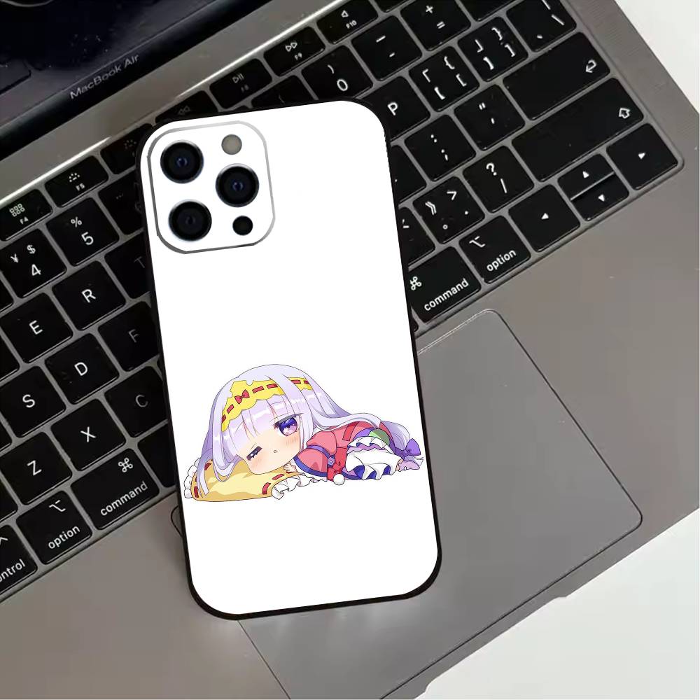 S-Sleepy Demon C-Castle  Phone Case For iPhone 17,16,15,14,13,12,11 Plus,Pro Max,XS,Soft Silicone Black Cover