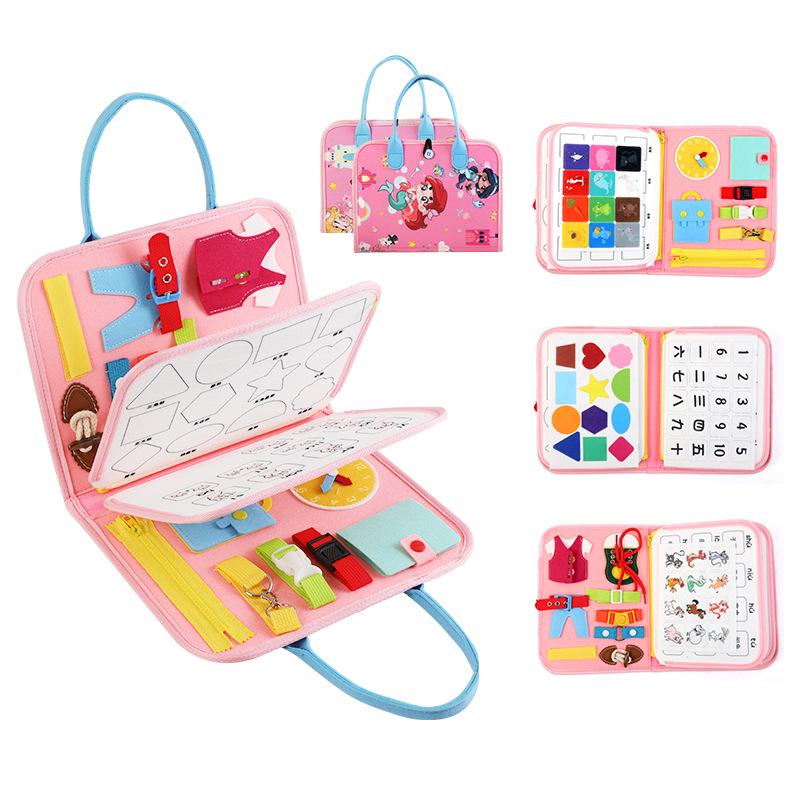 

3D Тихая книга - Сделай сам Образовательная игрушка из фетра для обучения в раннем детстве Six-page Set