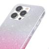 Glitter Case for iPhone 13 Pro, Silver/Pink