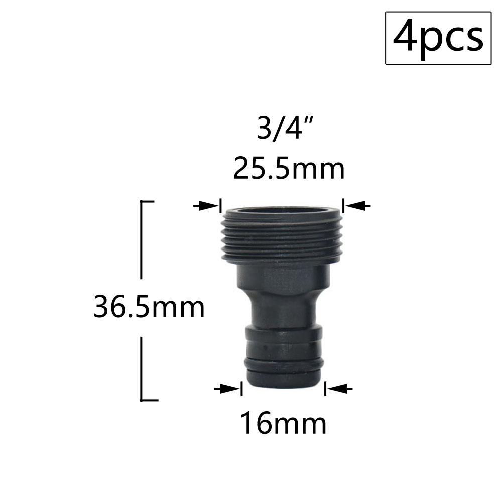 

16 мм ниппельные быстрые соединители с 1/2 3/4 дюймовой наружной внутренней резьбой для садового полива с адаптером для пистолета