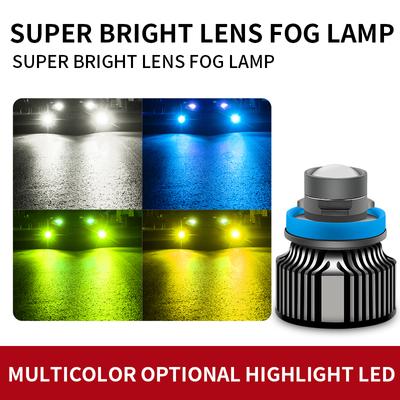 2Pcs LED Fog Light H11 H8 H9 9006 HB4 9005 HB3 H7 Auto Bulbs Car Front Fog Lamp 12V 24V Daytime Running Lights With Strobe