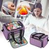 Wool Yarn Knitting Needles Tools Organizer Case Knitting Crochet Organizer Large Capacity Travel Yarn Storage Tote Organizer Bag