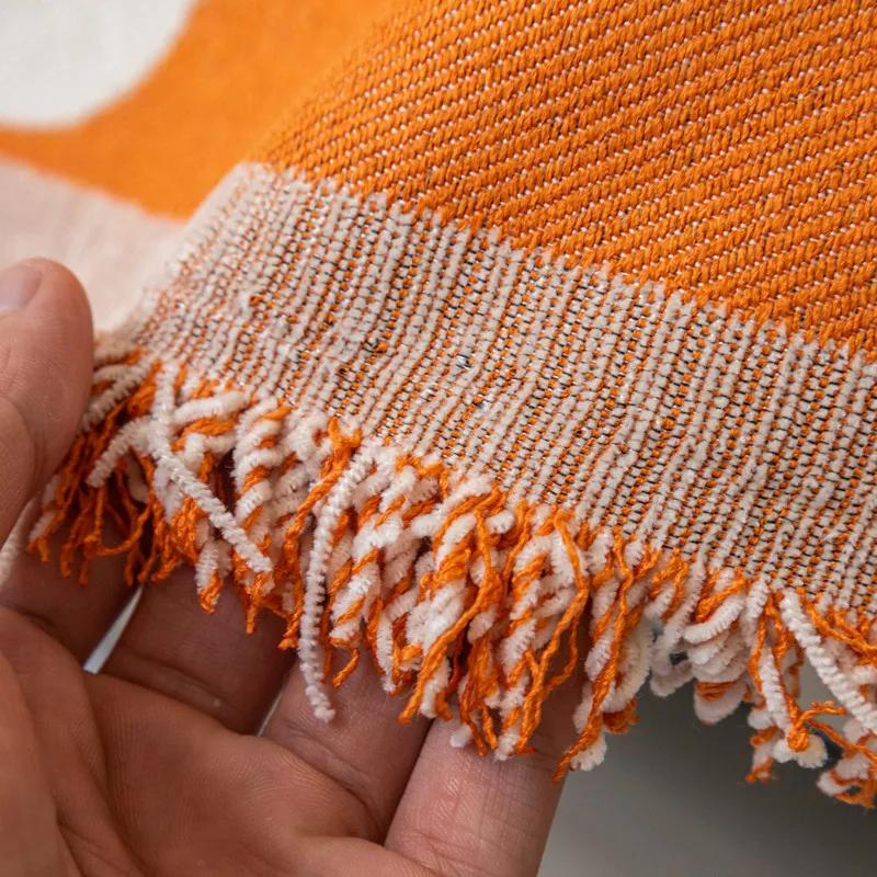 Jacquard Chenille Sofa Cover Cloth Sofa Blanket Cover Full Cover Universal Couch Towel Cover Dust Proof Sofa Cushion With Tassel