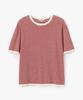 WMC Striped Short Sleeve Knit_Red