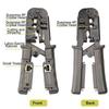 High Quality  W3375 Network Cable Pliers with Tester Multi-function Ratchet