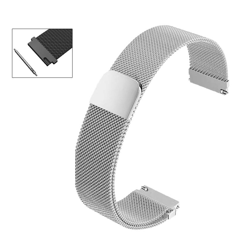 

Breathable mesh watch strap 18mm for Casio AE1200 1300 A159 A158 F-91 series student Milan magnetic mesh bracelet watchband 18mm серебряный