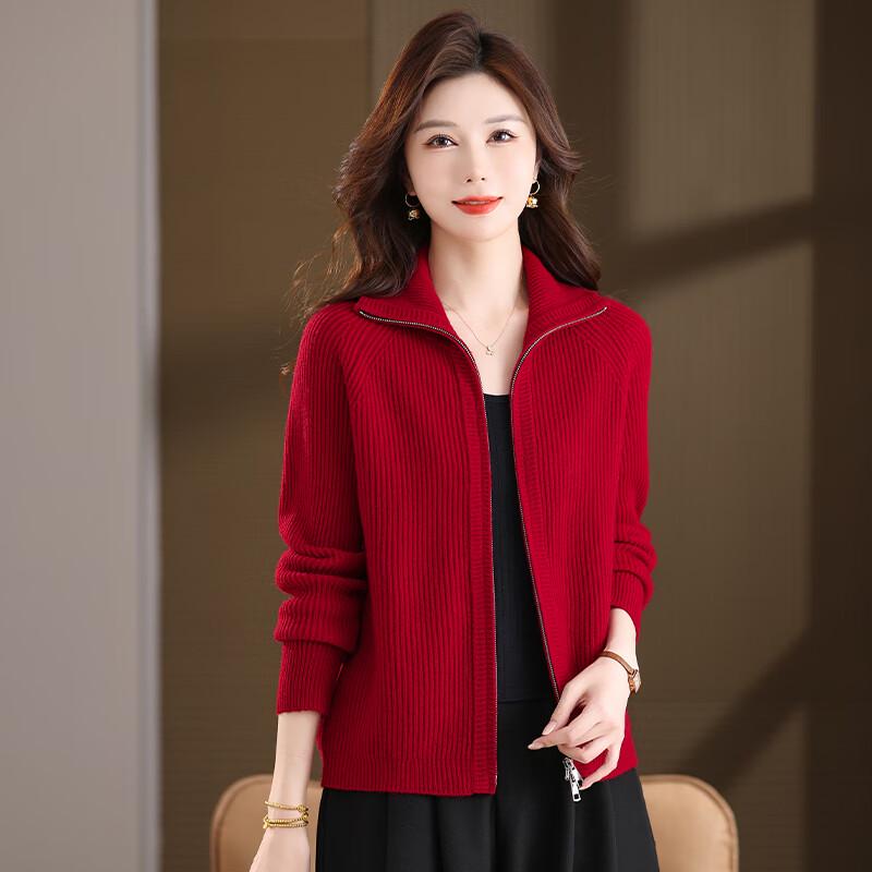 Women's 100% Pure Wool Autumn/Winter Cardigan