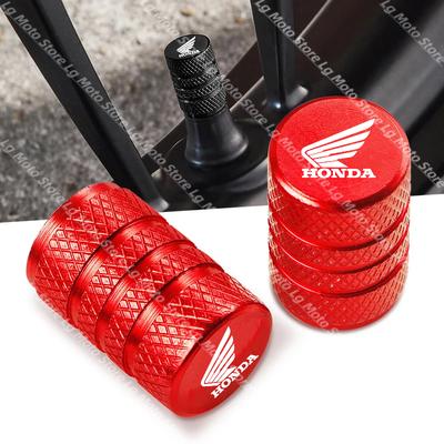 AAADF1 New 6 Color Motorcycle Wheel Tire Valve Caps For Hornet NT1100 CBR CB Shadow PCX VFR XADV Forza CB750 CBR Grom CT125 PCX