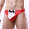 Sexy Men Thongs Underwear Creative Dovetail Design Gay G-Strings Bow Knot Man Panties Penis Bag Jockstrap Fetish Erotic Lingerie