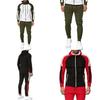 Stylish Men's Tracksuit Jogging Hoodie Coat Jacket With Zipper And Adjustable Pants Set For Activewear