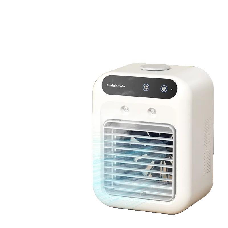 Refroidisseur Évaporatif Portable avec Réservoir Petit Ventilateur Personnel pour la Maison