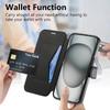 For iPhone 14 Plus Case Compatible with MagSafe Detachable Leather Phone Cover with Lens Film