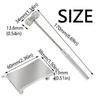 2Pcs/Set Anti-Skid Steel Jewelry Hammer Durable Bracelet Repair Tool  Metal Stamping