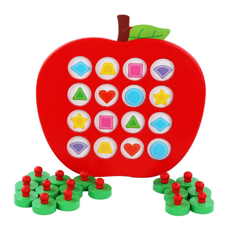 Kids Wooden Memory Chess Game: Enhancing Concentration & Parent-Child Interaction