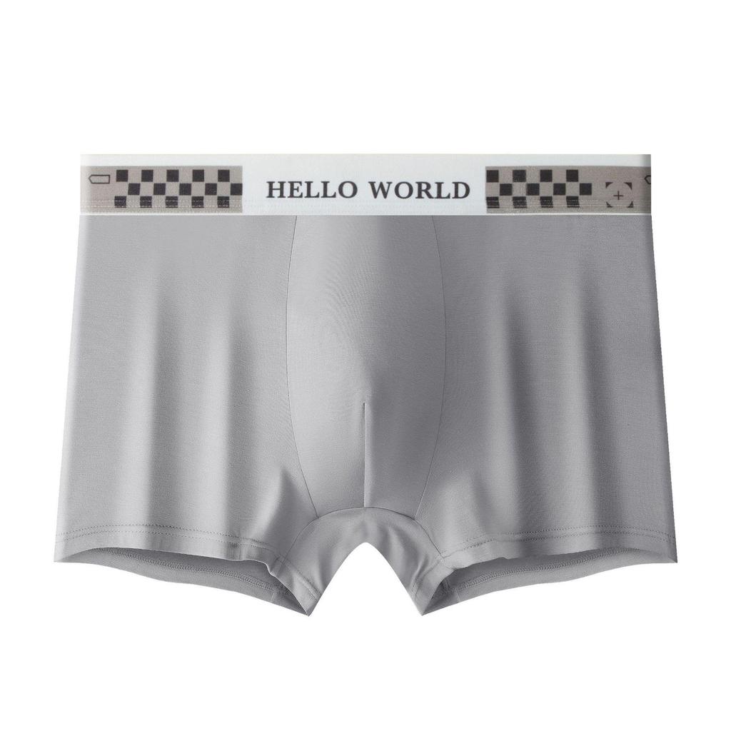 Men's Pure Cotton Summer Boxer Briefs - Thin Style, Widened Waistband, Comfortable, Breathable, Antibacterial, Class A.