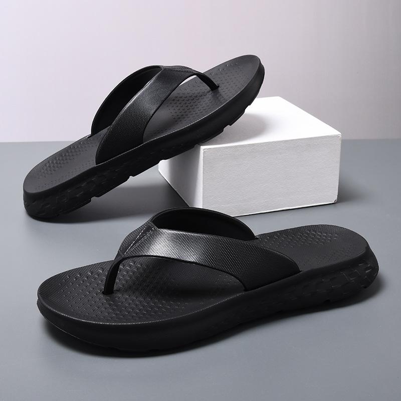High Quality Export Thick Bottom Heightening Sandals Versatile Trend Men's Summer Beach Slippers Outdoor Leisure Flip-flops WBXY