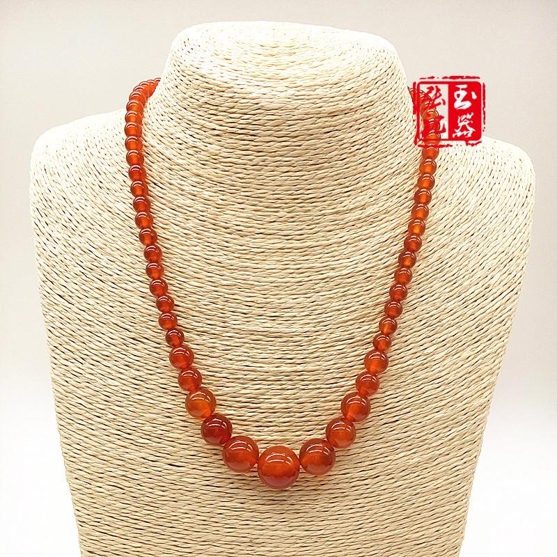 Women s Ethnic Style Red Agate Tower Pendant Necklace - Versatile Crystal Fashion Jewelry Gift