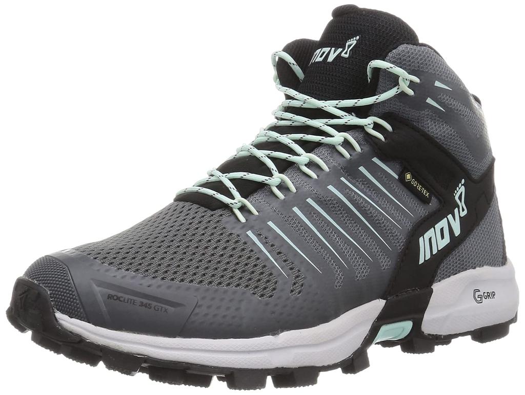 Trekking Hiking Shoes Climbing Festival ROCLITE Graphene 345 cm [Innovate] Gore-Tex Women's Gray/Mint 23.0