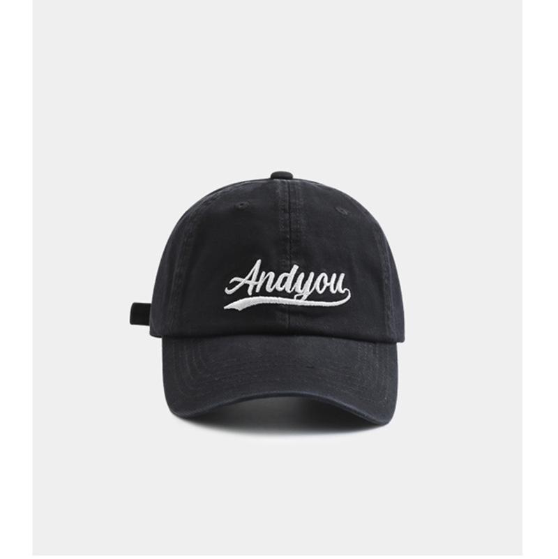 Baseball cap female versatile niche retro blue cap ins popular hat