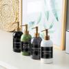 36PCS Waterproof Labels for Bottles, Hand Soap Lotion Shampoo and Conditioner Dispenser Label Stickers, Removable Cleaning Bathroom Labels for Glass