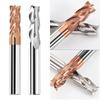 4mm 6mm 8mm12mm 16mm Shank Milling Cutters HRC55 CNC Router Bit Aluminum Steel Machining