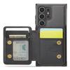 JEEHOOD J05 For Samsung Galaxy S24 Ultra Case Leather Mobile Cover with Detachable Magnetic Card Bag