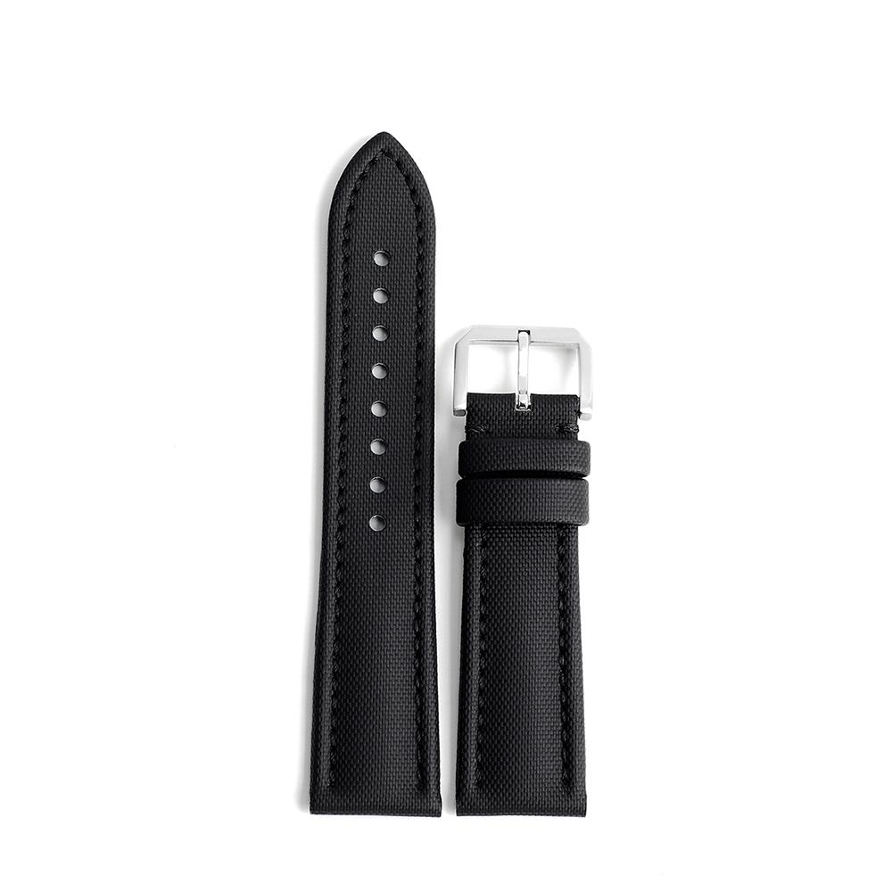 Cinturino Impermeabile in Tela Cerata 18mm 19mm 20mm 21mm 22mm 23mm 24mm con Rilascio Rapido per Orologi Omega Blancpain Seiko Subacquei