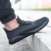 Men's Steel Toe Safety Shoes Lightweight Breathable Work Shoes Mesh Non-slip Work Shoes Protective Work Sneakers for Men Women