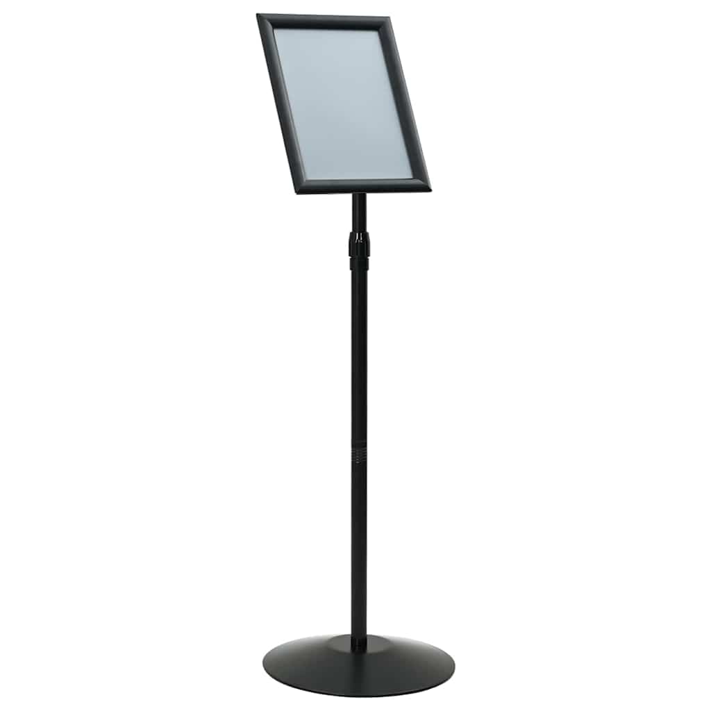 Podium Poster Stand Silver A3 PVC and Steel