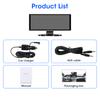 11.26" 4K Dash Cam Rear View Camera Wireless Carplay Android Auto Dual Lens Car DVR Video Recorder AUX GPS BT FM Mirror Monitor