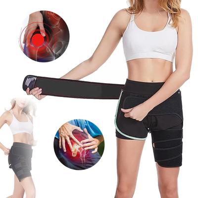 Tutore per coscia e anca a compressione - Sollievo dalla sciatica, cintura di supporto inguinale regolabile per uomini e donne | Ideale per stiramenti muscolari e gestione del dolore