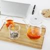 750mL Heat-resisting Glass Tea Pot With Infuser Clear Tea Maker Set Loose Tea Flower Tea Service Borosilicate Glass Water Pot