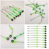 Pack of 10 Efficient Ceramic Guide Rings with Quality Rubber Construction for Prolonged Fishing Lifes and Reliability